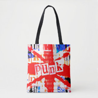 Punk Union Jack Tote Bag