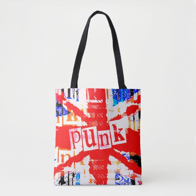 Punk Union Jack Tote Bag (Vorderseite)