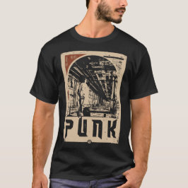 PUNK Urban Rebel Figure Poster | Retro Propaganda T-Shirt