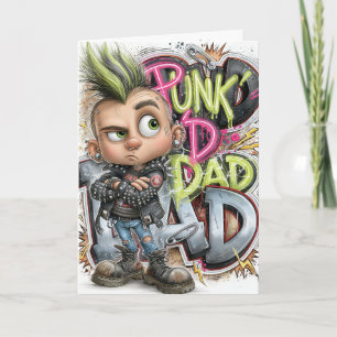 Punk-Vater-Rebellions-Karte Karte