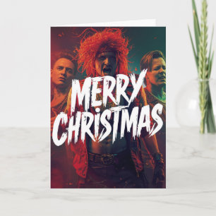Punk-Weihnachtskarte Karte