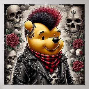 Punk Winnie the Pooh 1 Poster