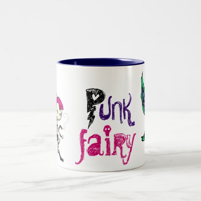 Punkfee Zweifarbige Tasse (Mittel)