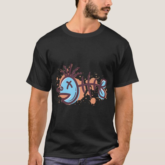 Punkfisch T-Shirt (Vorderseite)