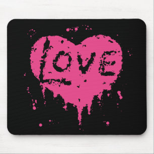 PunkLiebeherz   Valentinstag Mousepad