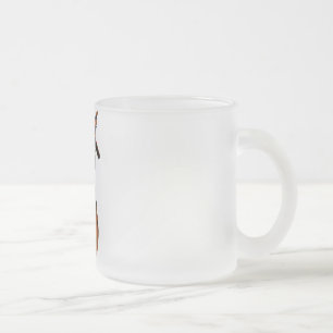 PUNKmädchen des KÜRBIS-3D - VORLAGE Mattglastasse