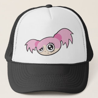 Punkmädchen-Rosa Truckerkappe