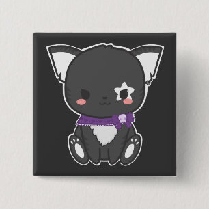 PunkMiezekatze-Knopf Button
