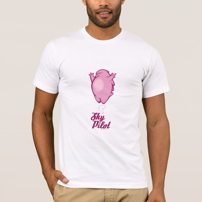 Punkmonster • Himmel-Pilot T-Shirt (Vorderseite)
