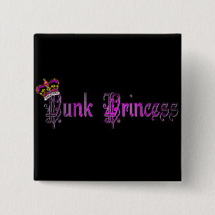 Punkprinzessin Square Button