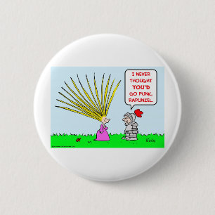 Punkrapunzel Haar Button