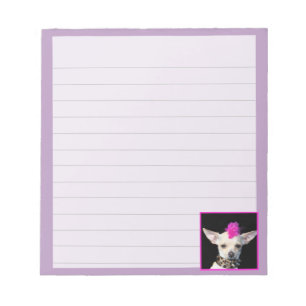 Punkrock-Chihuahuahundenotizblock Notizblock