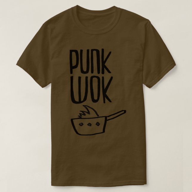 Punkrock Punk Wok T-Shirt (Design vorne)