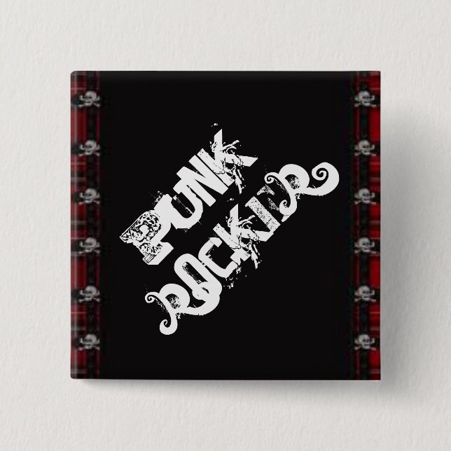 Punkrocker Button (Vorderseite)