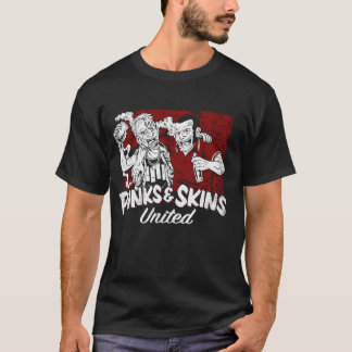 Punks and Skins United Oi Oi Street Punks & Ski T-Shirt