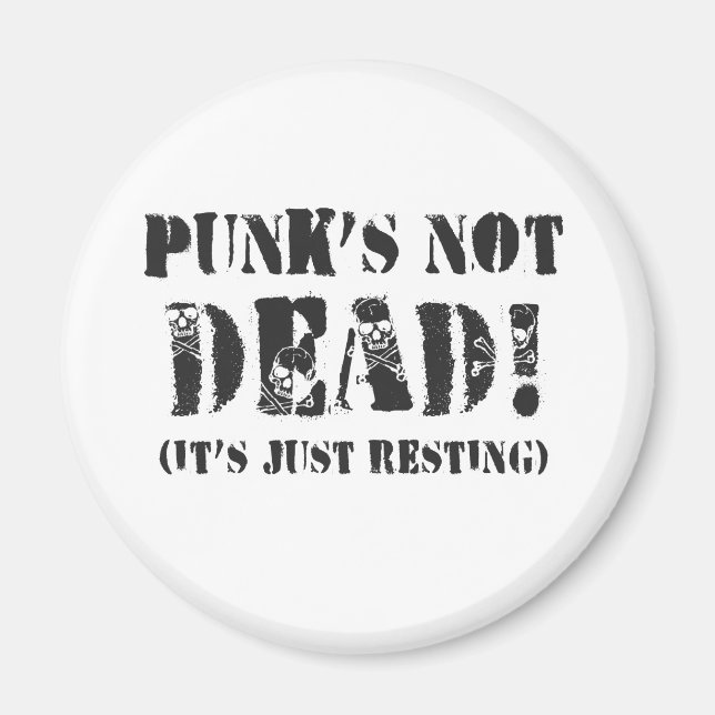 Punks leben! magnet (Vorne)