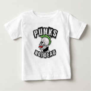 Punks nicht tot Schädelmohawk Punk Rock Rocker Baby T-shirt