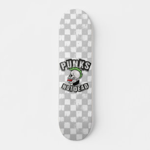 Punks nicht tot Schädelmohawk Punk Rock Rocker Skateboard