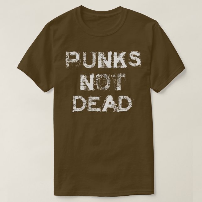 Punks nicht totes Logo T-Shirt (Design vorne)