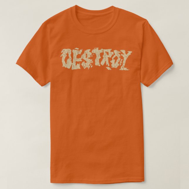 Punks not Dead Destroy Classic Punk 1977 T-Shirt (Design vorne)