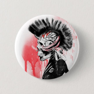 Punkschädel Button