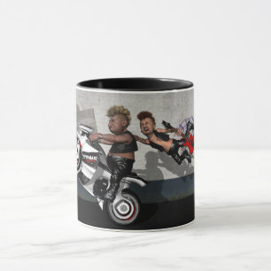 Punksters Verspätet zur Show Tasse