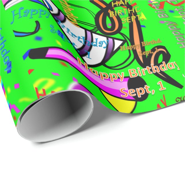 Punkt, 1 Kindergeburtstag Geschenkpapier (Rolleneckpunkt)