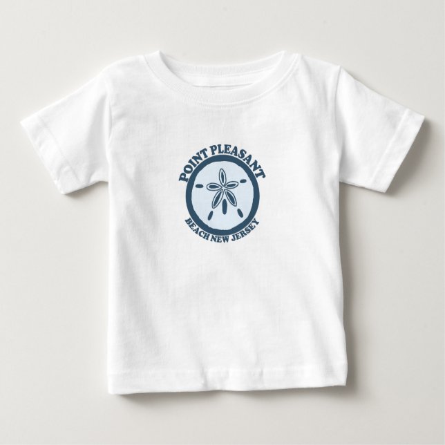 Punkt-angenehmer Strand Baby T-shirt (Vorderseite)