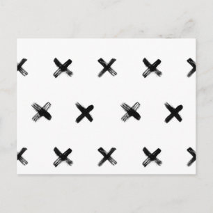 Punkt Crosses - Dense Postkarte