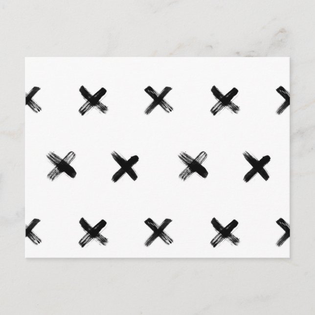 Punkt Crosses - Dense Postkarte (Vorderseite)