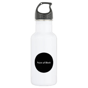 Punkt des Schwarzen Edelstahlflasche