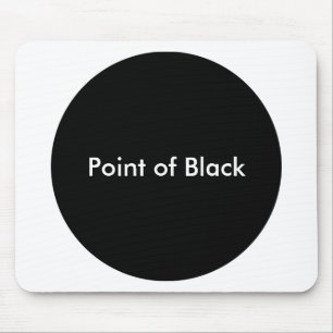 Punkt des Schwarzen Mousepad