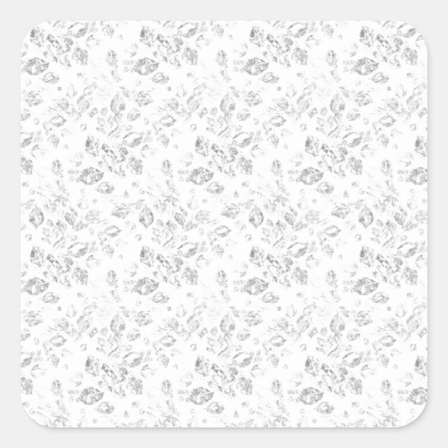 Punkt Design 42 Quadratischer Aufkleber (Vorderseite)