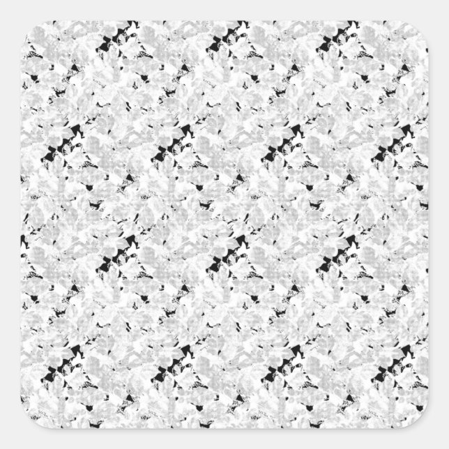 Punkt Design Vierter Quadratischer Aufkleber (Vorderseite)