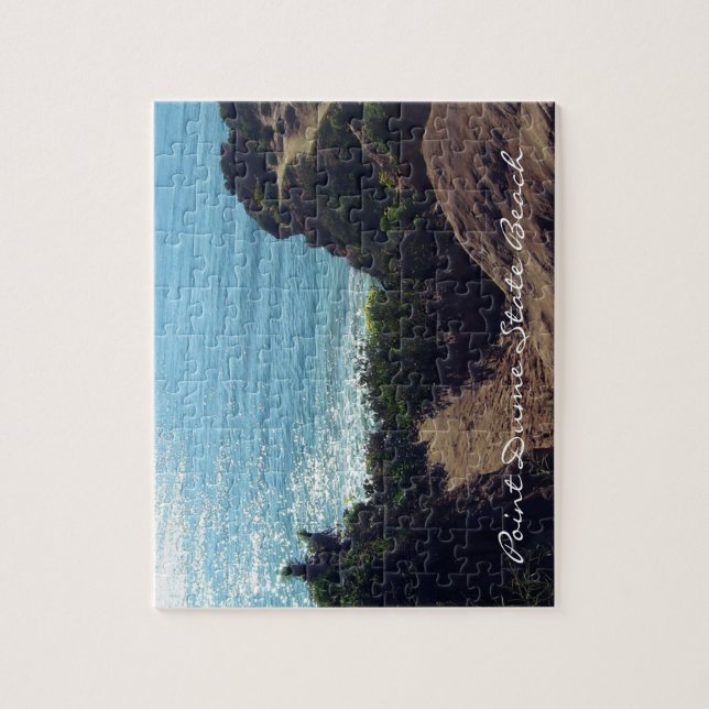 Punkt Dume Staats-Strand, Malibu, Kalifornien Puzzle (Vertikal)