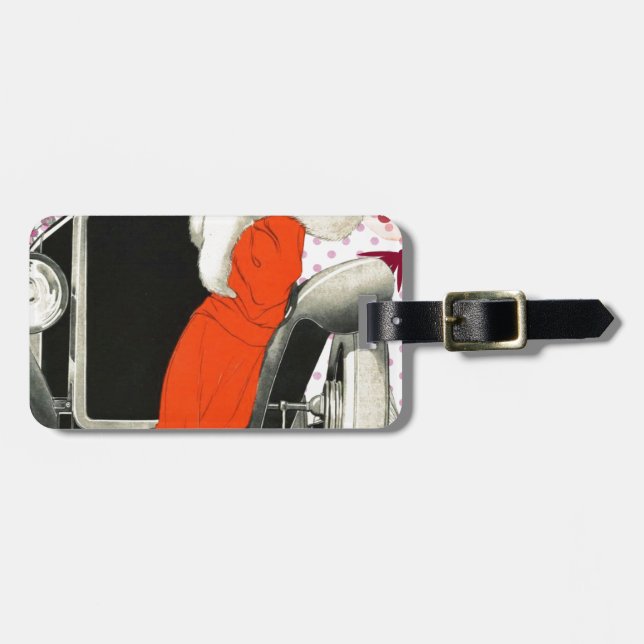 Punkt flapper gepäckanhänger (Vorderseite horizontal)