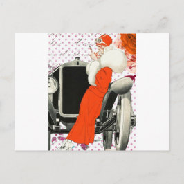 Punkt flapper postkarte