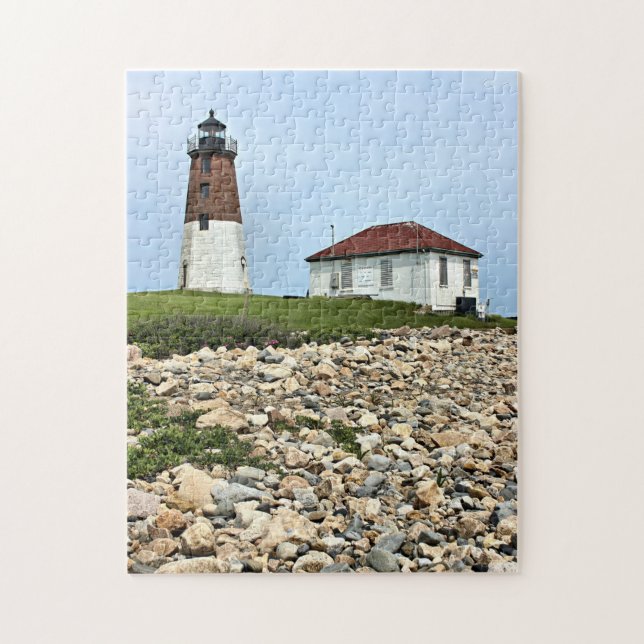 Punkt-Judith-Leuchtturm, Rhode Island Puzzlespiel Puzzle (Vertikal)