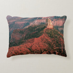 Punkt Kaiser und Berg Hayden am Sonnenuntergang Zierkissen