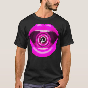 Punkt Krypto-Münzlippen, ätherum Blockchain, De T-Shirt