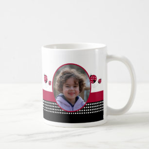 Punkt-Marienkäfer-Trendy kundenspezifische Tasse
