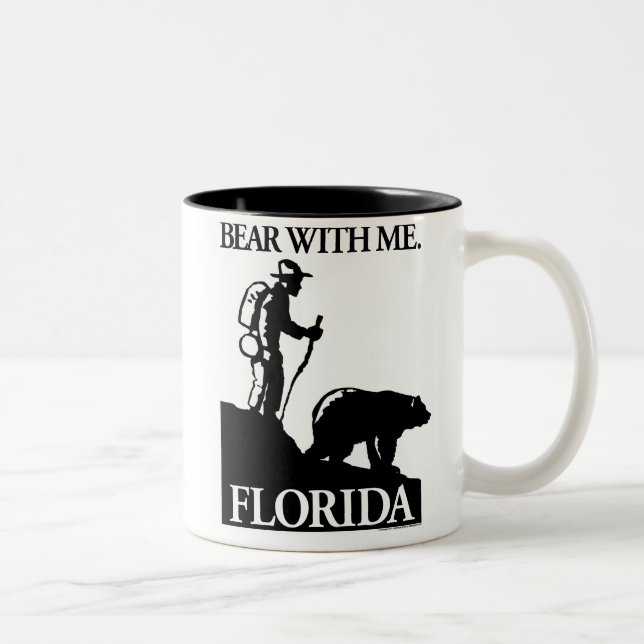 Punkt-Nordstudio "Bär mit mir" Florida Zweifarbige Tasse (Rechts)