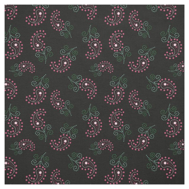 Punkt-Paisley-Druck des Stoff (Muster)