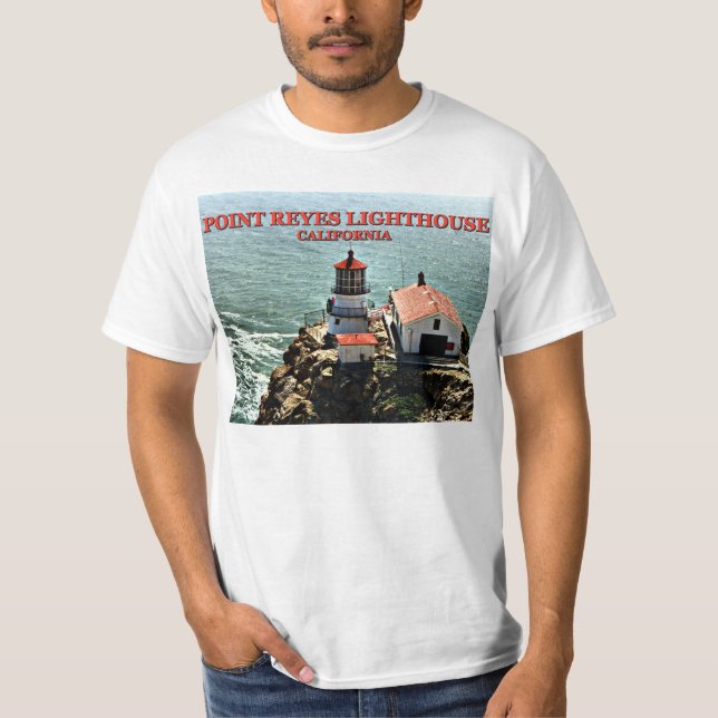 Punkt-Reyes-Leuchtturm, Kalifornien-T - Shirt (Vorderseite)