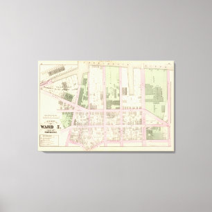 Punkt-Straßen-Eisen bearbeitet Phenix Leinwanddruck