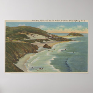 Punkt Sur, Carmel San Simeon Abschnitt, Hwy 1 Poster