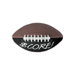 Punkt weißes und schwarzes Dollarzeichen Mini-Fußb Football