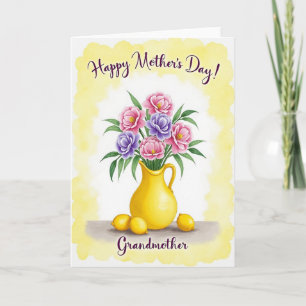 Punktblumen Frohe Tag Karte