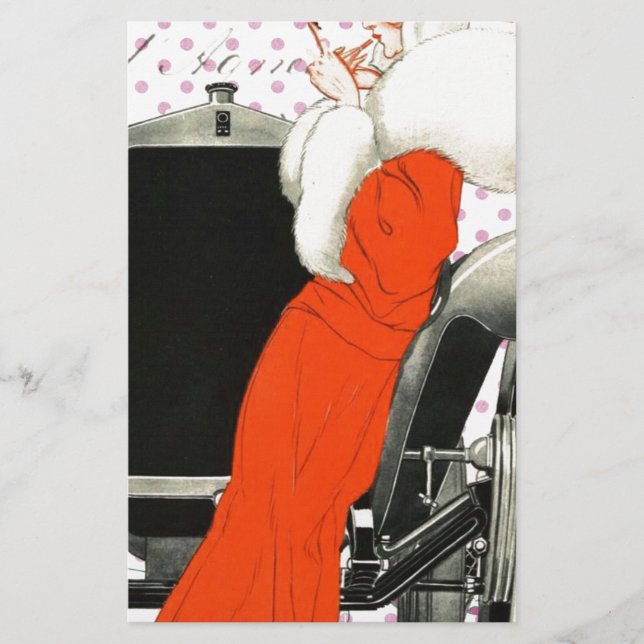 Pünktchen Flapper Briefpapier (Vorderseite)