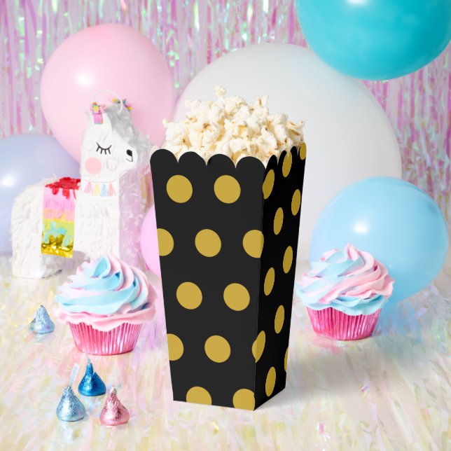 Pünktchen-Popcorn Geschenkschachtel (Party)